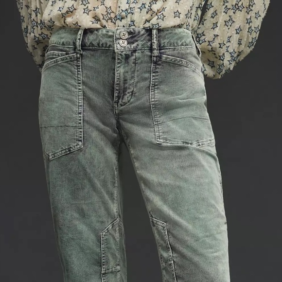Anthropologie Pilcro The Wanderer Corduroy Cargo Pants - Picture 8 of 9